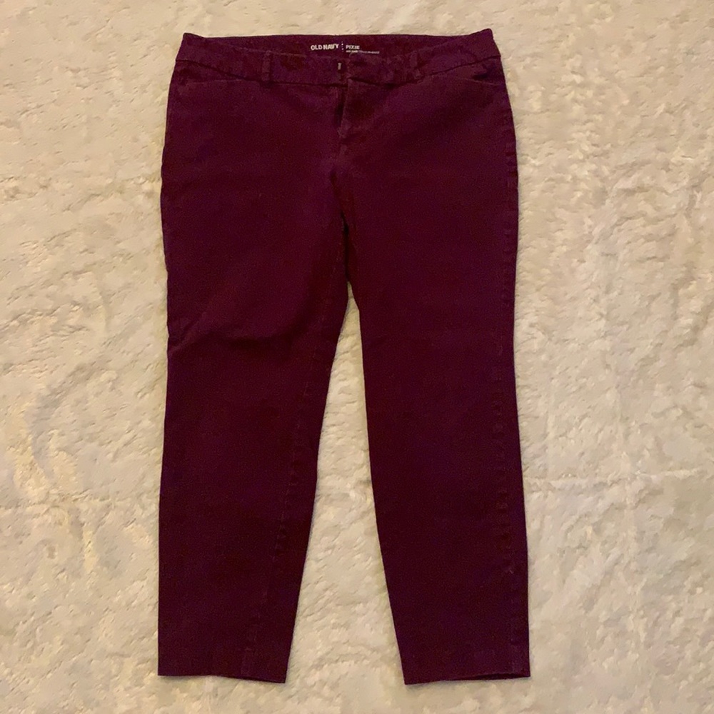 Old Navy Pixie Mid Rise Ankle Pant - MUST GO